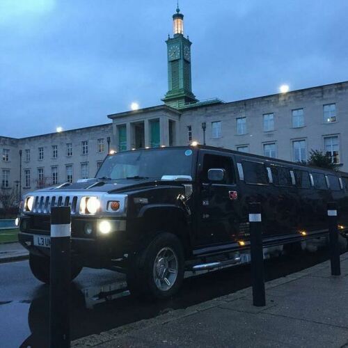 London Black Hummer Limo hire